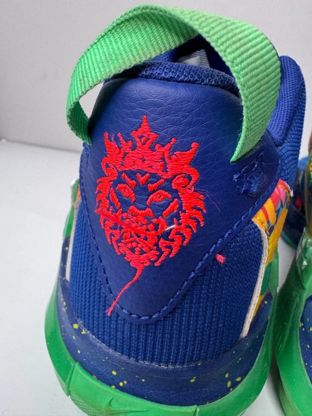 Nike Lebron Witness 7 Mid Kaleidoscope Kids 6.5Y High Top Lace Up Sneakers Color